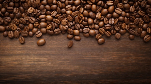 grains de café caféine texture brune ai