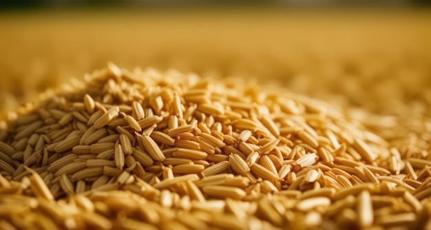 Les grains d'or de blé sont un symbole d'abondance et de prospérité.