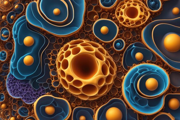 Des grains de pollen microscopiques à couleurs vives