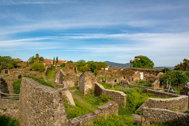 Granadilla village abandonné en Estrémadure Espagne