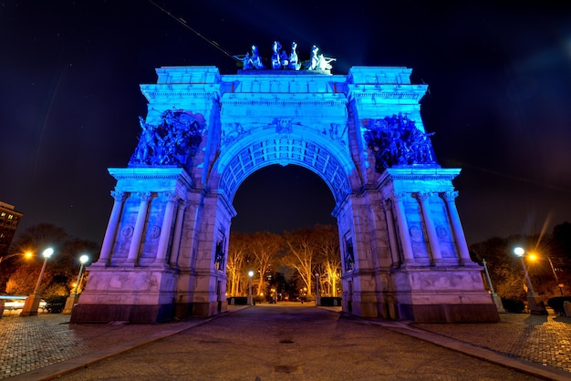 Grand Army Plaza à Brooklyn, New York, commémorant la victoire de l'Union pendant la guerre civile