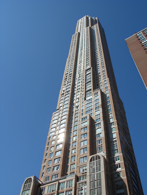 Un grand bâtiment avec des fenêtres.