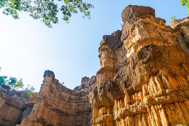 Le Grand Canyon Chiang Mai ou Pha Chor dans le parc national de Mae Wang, Chiang Mai, Thaïlande