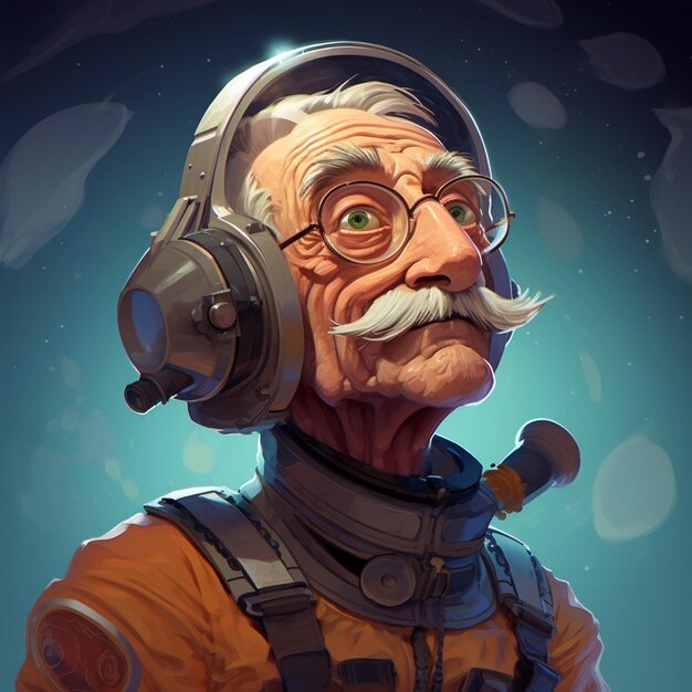 grand-père astronaute