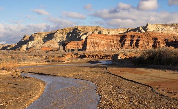 Grand StaircaseEscalante Southern Utah Rolling Clouds Pahreah River