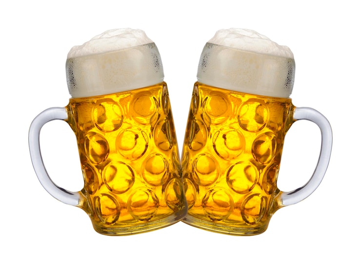 Photo un grand verre de bière bavaroise à l'oktoberfest à munich