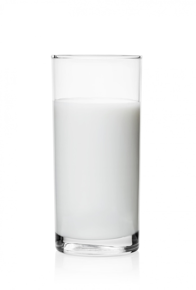 Photo grand verre de lait