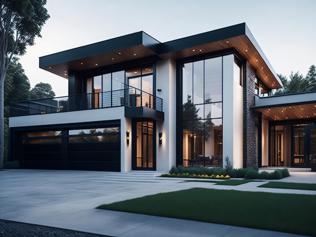Grande belle maison moderne