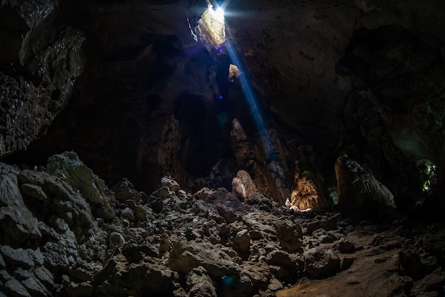 La grande caverne, La lumière brille sur le petit humain.