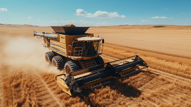 une grande machine puissante