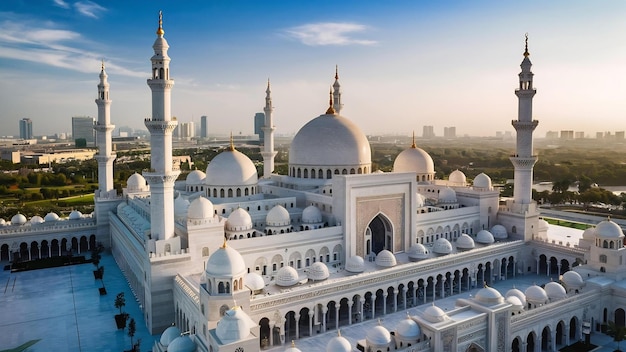 La grande mosquée d'Abu Dhabi