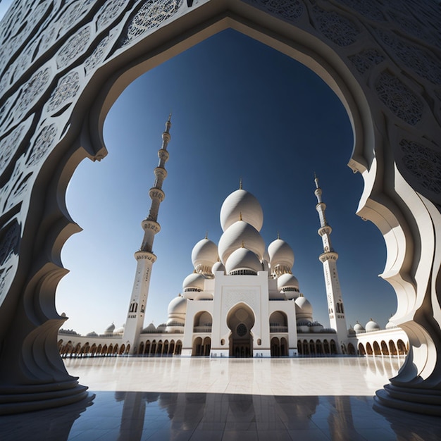La grande mosquée du cheikh Zayed à Dubaï