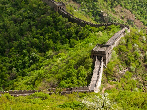 La Grande Muraille de Chine dans la section Mutianyu près de Pékin.