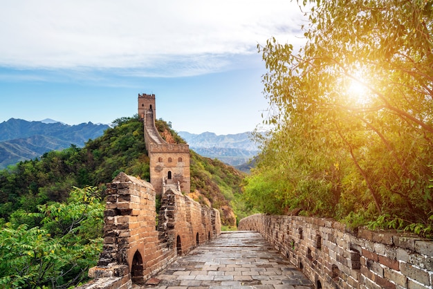 La grande muraille de Chine.