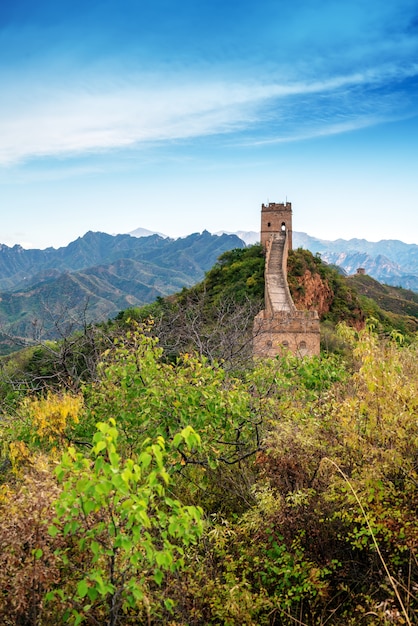 La grande muraille de Chine.