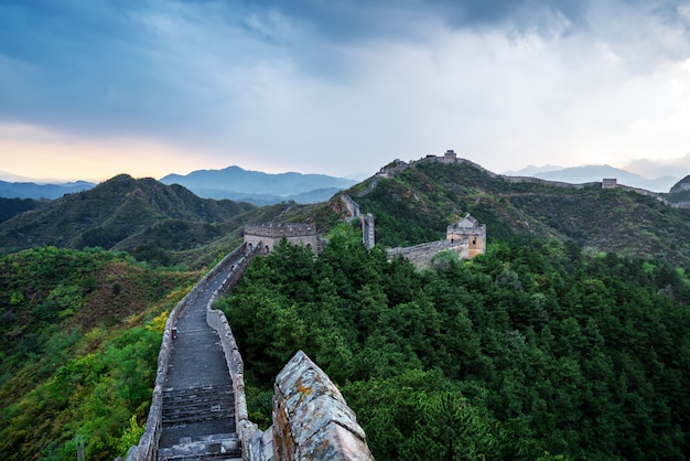 La grande muraille de Chine.