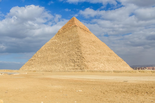 La grande pyramide de Khafré dans le plateau de Gizeh Le Caire Egypte