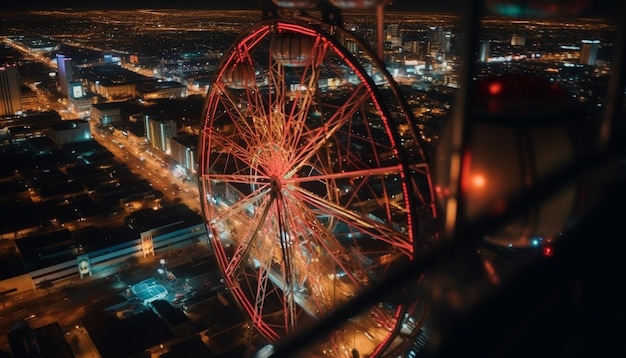 grande roue la nuit grande roue la nuit IA générative