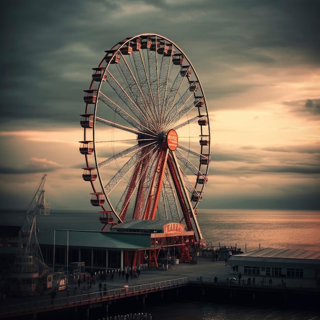 Une grande roue