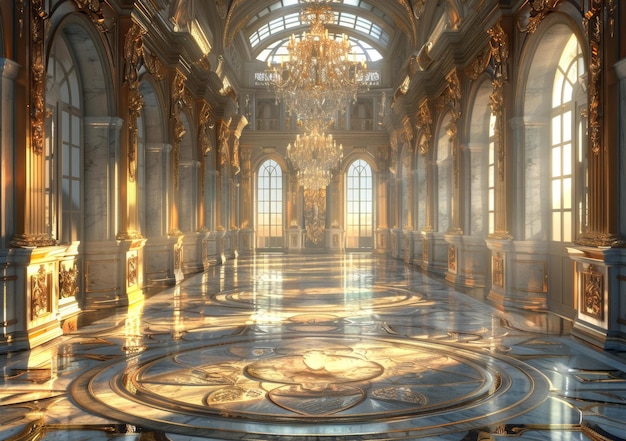 Photo la grande salle du palais