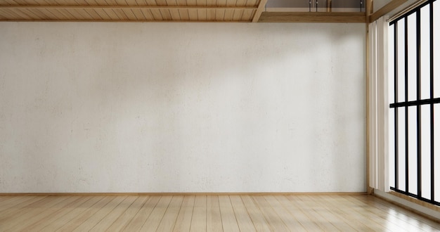 Grande salle à vivre dans une chambre de luxe décoration de style japonais