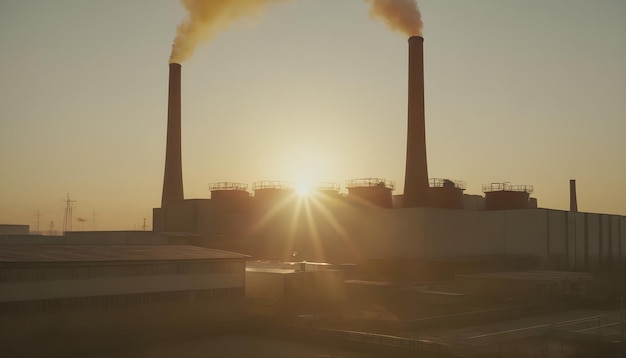 La grande usine et ses émissions