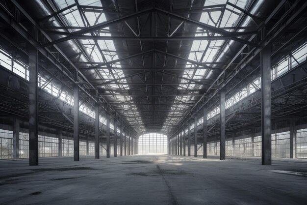 Photo grande usine vide