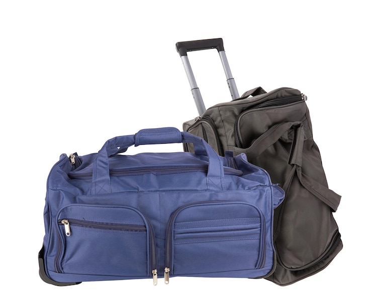 Photo grande valise isolée