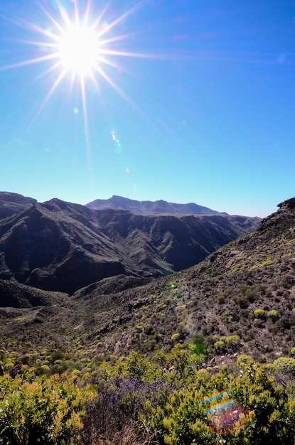 Grande Vallée à Gran Canaria, Îles Canaries, Espagne