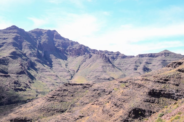 Grande Vallée à Gran Canaria, Îles Canaries, Espagne