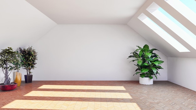 Grands intérieurs lumineux modernes de luxe Illustration de la salle de séjour Image générée numériquement par ordinateur de rendu 3D