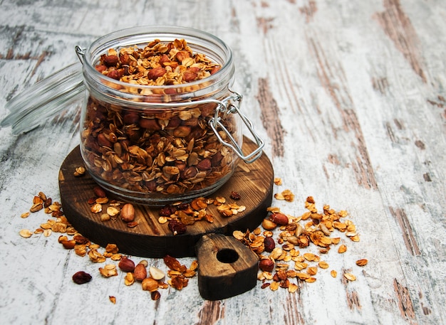 Granola cuit au four