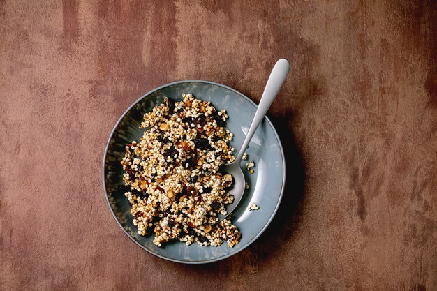 Granola maison au millet soufflé