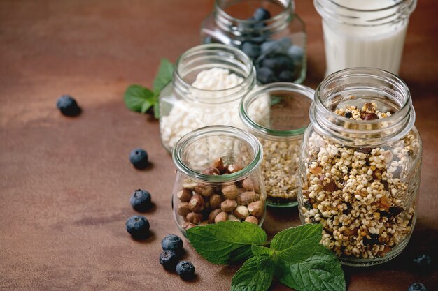 Granola maison au millet soufflé