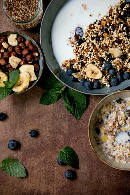 Granola maison au millet soufflé