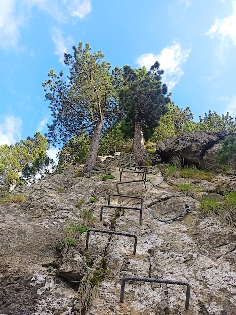 Photo grapas via ferrata en encamp andorre