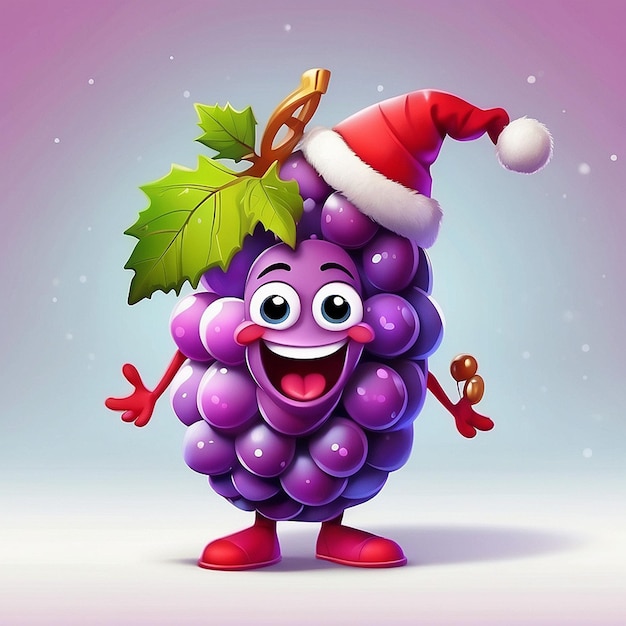 Grape 3D et les personnages de Noël