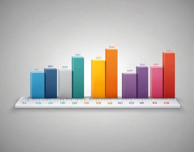 un graphique à barres avec un diagramme à barres dessus