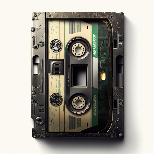 Graphique de cassette de musique