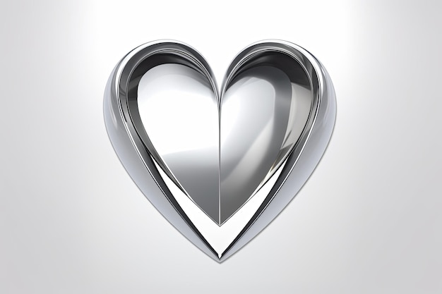 Graphique de conception de coeur élégant et défini minimaliste diversifié et unique