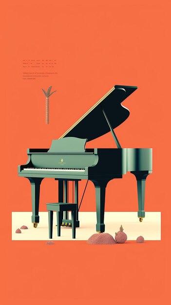 le graphique du piano