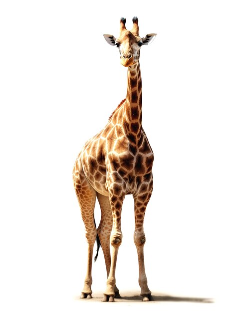 Photo graphique de girafe