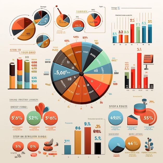 un graphique d'un graphique avec un diagramme d'un graphique qui dit "pour cent pour cent"