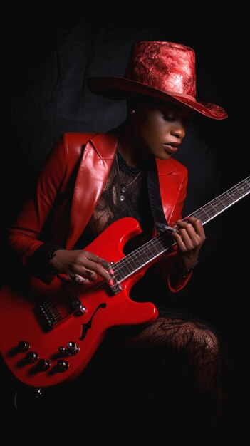 Photo graphique de guitare