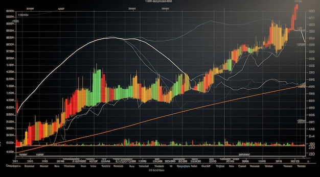 Un graphique montrant la croissance d'un graphique.