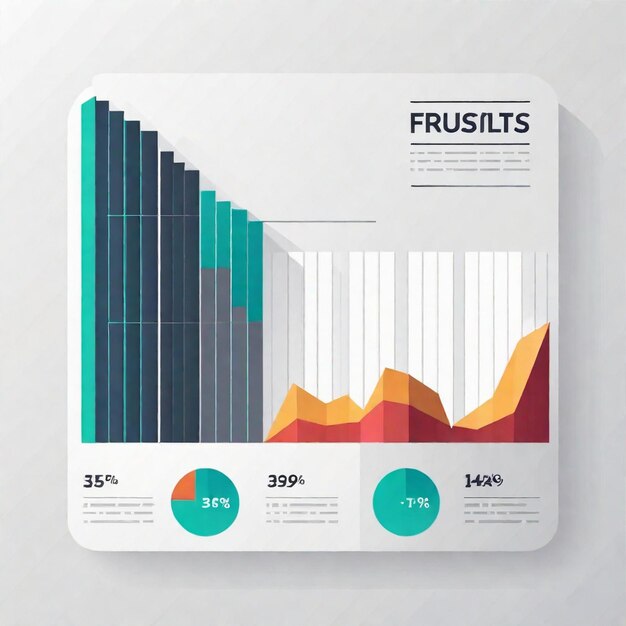 Photo graphique des résultats impressionnants