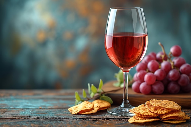 Graphique rouge du verre à vin sur un tableau