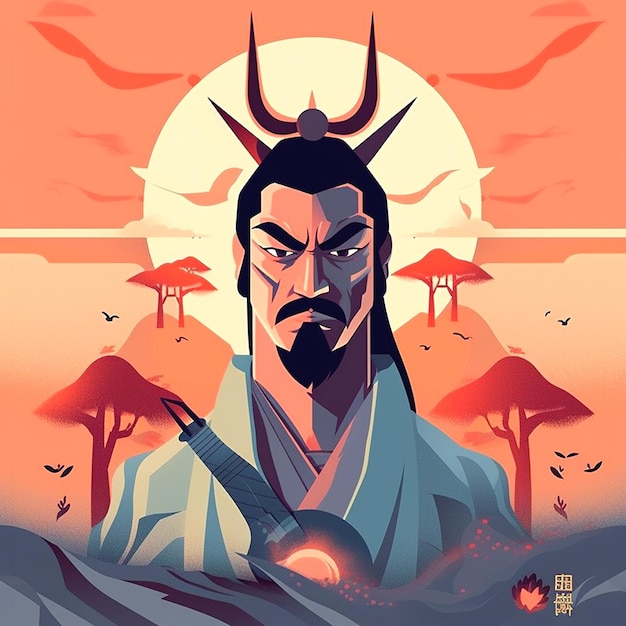 graphique de samouraï