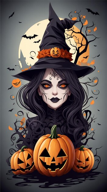 Graphique vectoriel d'Halloween