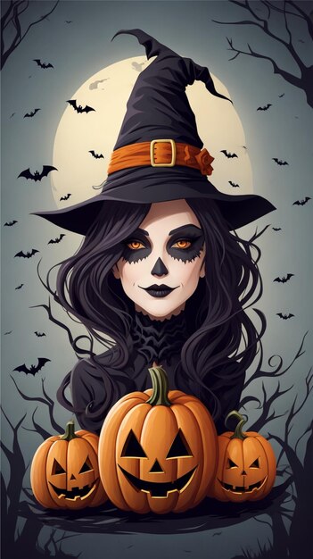 Graphique vectoriel d'Halloween